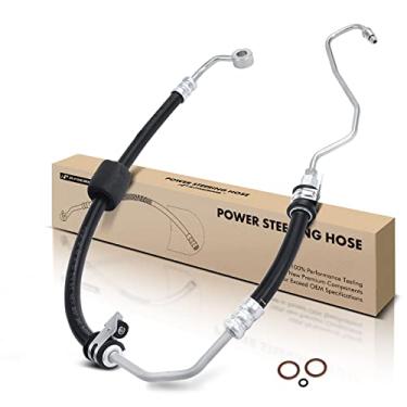 Imagem de A-Premium Conjunto de mangueira de linha de pressão de direção hidráulica compatível com Hyundai Accent 2001-2005 Dodge Verna 2004-2005 L4 1.6L bomba para rack