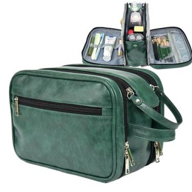 Imagem de Bolsa de higiene para homens, Bolsa de higiene para homens - Bolsa de barbear portátil, estojos de viagem | Sacos de toalete de viagem, organizador de produtos de higiene pessoal, bolsa cosmética masc