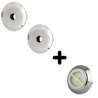 Imagem de Kit c/ 2 retorno fixo / 1 aspiração - inox 316l - Aquavinili