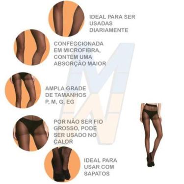 Imagem de Meia Calça Trifil Fio 15 6394 Efeito Transparente Poliamida, Cacau, G