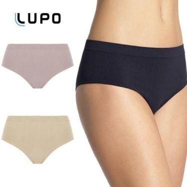 Imagem de Calcinha Caleçon Sem Costura Lupo - 40900, Natural, G