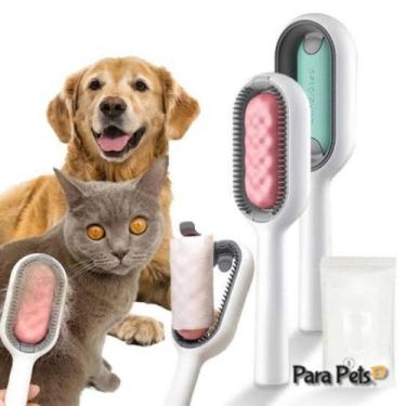 Imagem de Escova removedora de pelos com silicone - PARA PETS BOUTIQUE, Rosa