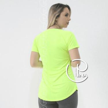 Imagem de Camiseta Veste Legging Tapa Bumbum Poliamida Microfibra PINA Camiseta 