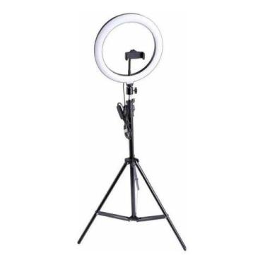 Imagem de Ring Light 26 Cm Celular Com Tripé Grande 2m Pronta Entrega - OEM