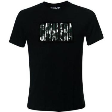 Imagem de Camiseta Cavalera Indie Logo Fur PB Preta Masculina-Masculino