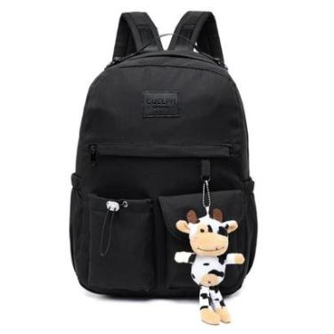 Imagem de Mochila Feminina Escolar Faculdade Volta As Aulas Espaçosa Escolar-Feminino