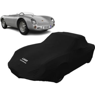 Imagem de Capa de Tecido Para Carro Porsche Spyder 550 - Mz, Preto