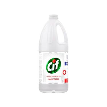 Imagem de Desinfetante Cif Higienizador + Álcool sem Perfume - Profissional 2L, 