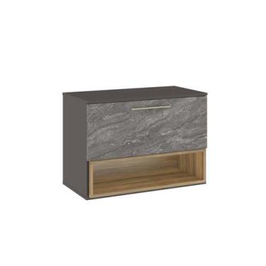Imagem de Gabinete para banheiro suspenso 01 gaveta sem cuba Vicenza Móveis Bosi