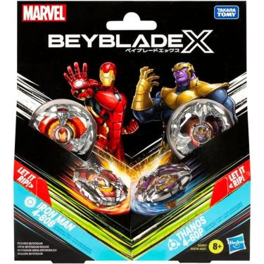 Imagem de Jogo - Piao Bey Blade BBX - Thanos X Iron Man HASBRO