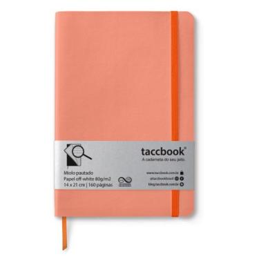 Imagem de Caderno Pautado taccbook Coral 14x21 Flex