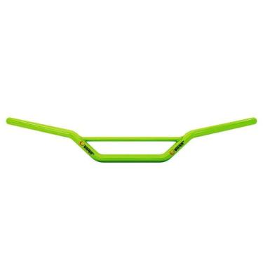 Imagem de Guidão Moto Cross Trilha Alumínio Motocross Barra Fixa Viper, Verde ka