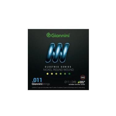 Imagem de Encordoamento Corda Guitarra Giannini Nickel Round Wound 011