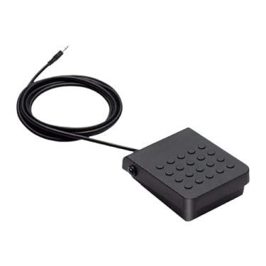Imagem de Amagogo Pedal de piano eletrônico Sustain Pedal antiderrapante Universal Resistente Compacto Pedal de teclado profissional para teclado, Macaco de 3.5 Mm