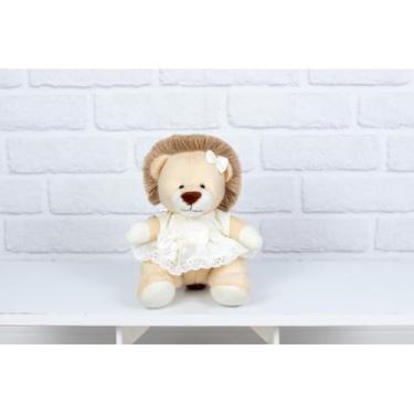 Imagem de PELUCIA SAFARI LEÃO PROVENCE 22 CM/VESTIDO COM LESE (palha liso)