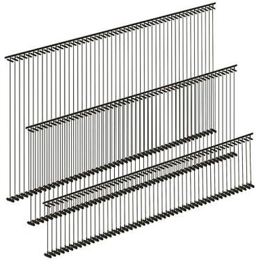 Imagem de 3000 peças de prendedores de pistola de etiquetagem para roupas etiqueta padrão de etiqueta de preço farpas de plástico para etiquetas de vestuário refis (preto, 2 polegadas, 5 cm, 7,5 cm)