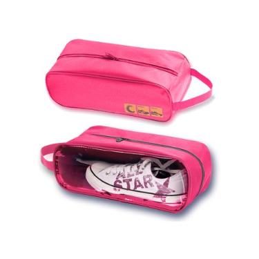 Imagem de Wrapables Travel Shoe Storage Bag, Pink