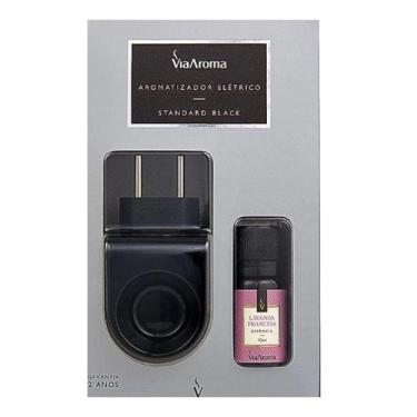 Imagem de Kit Aromatizador Difusor Elétrico Via Aroma Com Essência Bivolt, Stand