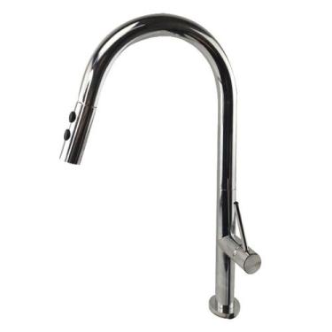 Imagem de Torneira Gourmet Ducha Retratil Bancada Monocomando Cozinha 2 Modos de