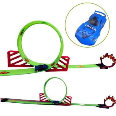 Imagem de Pista Carro Carrinho looping brinquedo tipo HotWheels Infantil 360º in