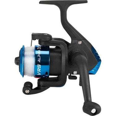 Imagem de Molinete De Pesca 3 Rolamentos Alpha 300- Vrs Fishing, Azul
