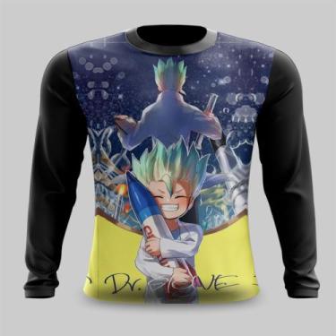Imagem de Camiseta Manga Longa 9 Senku Ishigami Dr Stone - FABRIQUETA, P