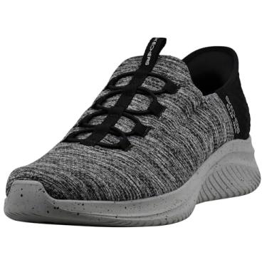 Imagem de Skechers Tênis masculino Ultra Flex 3.0 Right Away Hands Free Slip-in, Preto/Carvão, 8 Wide