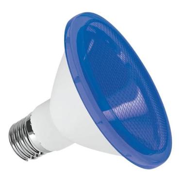 Imagem de Lâmpada Led Par30 Led 10w Azul IP 65 Bivolt 127V/220V Luminatti,  Azul
