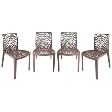 Imagem de Kit com 4 Cadeira Gruvyer Fendi, Sala de Jantar, Cozinha, Bares e Restaurantes