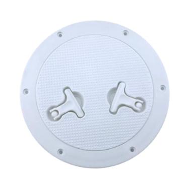 Imagem de rockible Acessórios de Inspeção para Tampa de Deck de Embarcação com Hardware, Branco