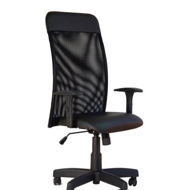 Imagem de Cadeira em Tela Presidente Sun Giratória com Braço Preto