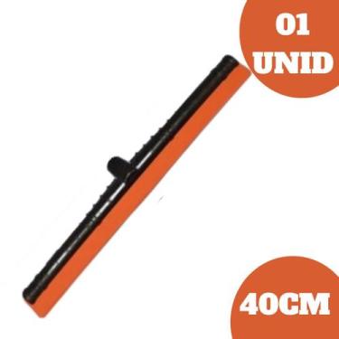 Imagem de Rodo Plástico Duplo 40cm  Resistente Puxa e Seca S/ Cabo