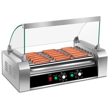 Imagem de Máquina de Salsicha Profissional em Aço Inoxidável até 18 Unidades, 110v, GIANTEX EP19235, Prateado