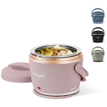 Imagem de Lancheira Elétrica Portátil 600 mL Aquece e Mantem Aquecido, 110v, CROCK POT 2158951, Rosa