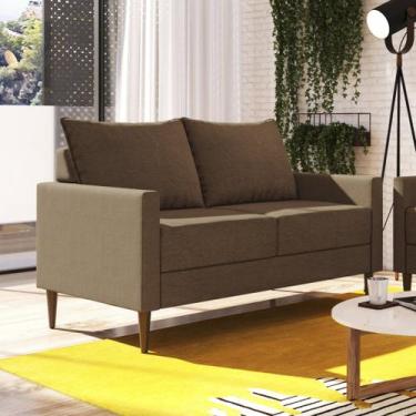 Imagem de Sofá 2 Br 0,8 (2 Ass 0,55) Fideris (2 Lugares. Bipartido) - KF Estofad