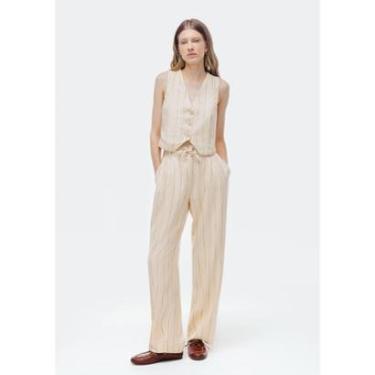 Imagem de Calça Hering Reta Fio Tinto Feminina-Feminino