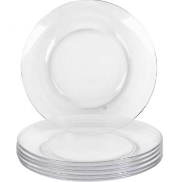 Imagem de Conjunto de 6 Pratos de Vidro Raso 23cm Astral Duralex