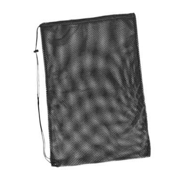 Imagem de YIJU Mochila de equipamentos de natação, mochila de cordão de malha, mochila elegante de praia, bolsa de natação de malha para ginásio de exercícios para, Preto