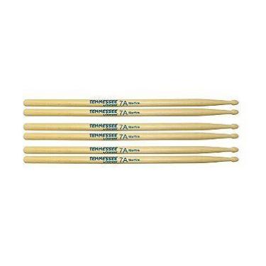 Imagem de Baqueta de Bateria Liverpool Tennessee 7A Marfim 3 Pares