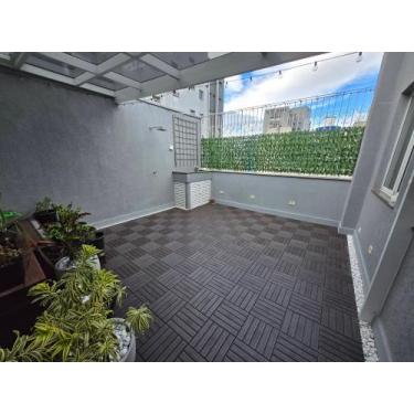 Imagem de Kit 5 peças deck modular plástico antiderrapante 30x30 piscina box var