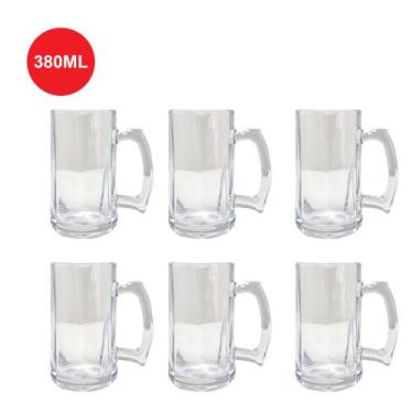 Imagem de Caneca de Chopp de Vidro Sub Zero 380ml - Belovidro, 6