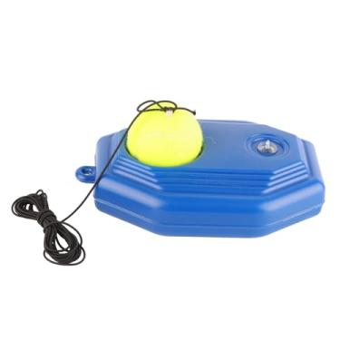 Imagem de Tênis Ball Back Base Trainer Set com corda elástica de borracha para uma prática de pessoa única feita de plástico de qualidade e cor de borracha Base Base Tamanho 15x20x5 cm leve