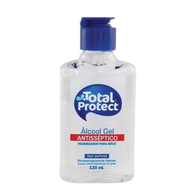 Imagem de Álcool em Gel 70 Total Protect 120ml Mata 99,9% das bactérias - Sanol