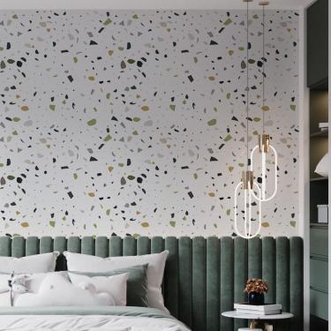 Imagem de Kit 6 Rolos Papel De Parede Adesivo Granilite Colorido 3,0M