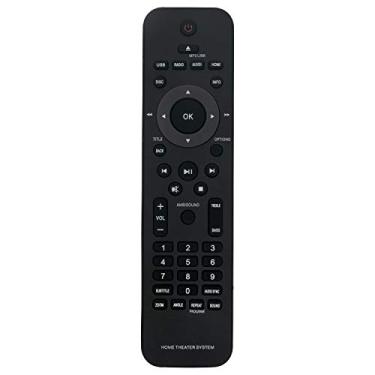 Imagem de Controle remoto substituto 996510026446 adequado para sistema de home theater Philips HTS6120 HTS6120/37 Cinema Speaker HTS612037 Soundbar Theatre