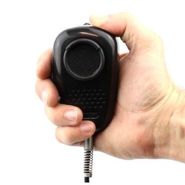 Imagem de Microfone SRA-198 compatível com Galaxy Cobra Connex 4 pinos Cb Ham Radio microfone com cancelamento de ruído
