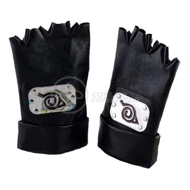 Imagem de Luvas De Couro Kakashi Hatake Sensei Ninja Que Copia Naruto