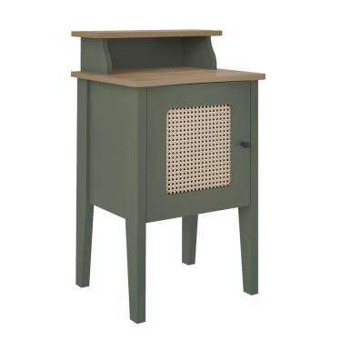 Imagem de Mesa De Apoio 1 Porta Memphis Artely Carvalho/Menta