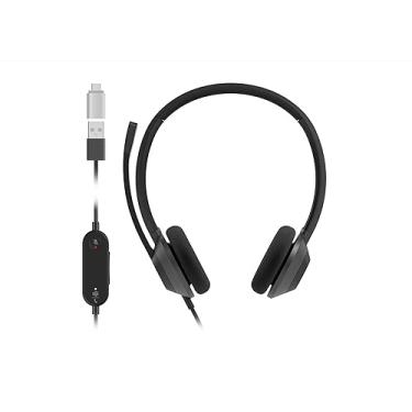 Imagem de Fone de ouvido Cisco 322Q USB-C, fones de ouvido intra-auriculares duplos com fio, controlador de equipes Microsoft com USB-C, preto carbono, garantia de responsabilidade limitada de 2 anos (HS-W-322Q-C-USBC)