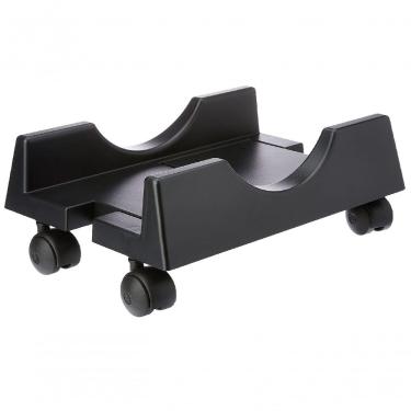 Imagem de Suporte Para Cpu Ajustável Com Rodizios - Preto